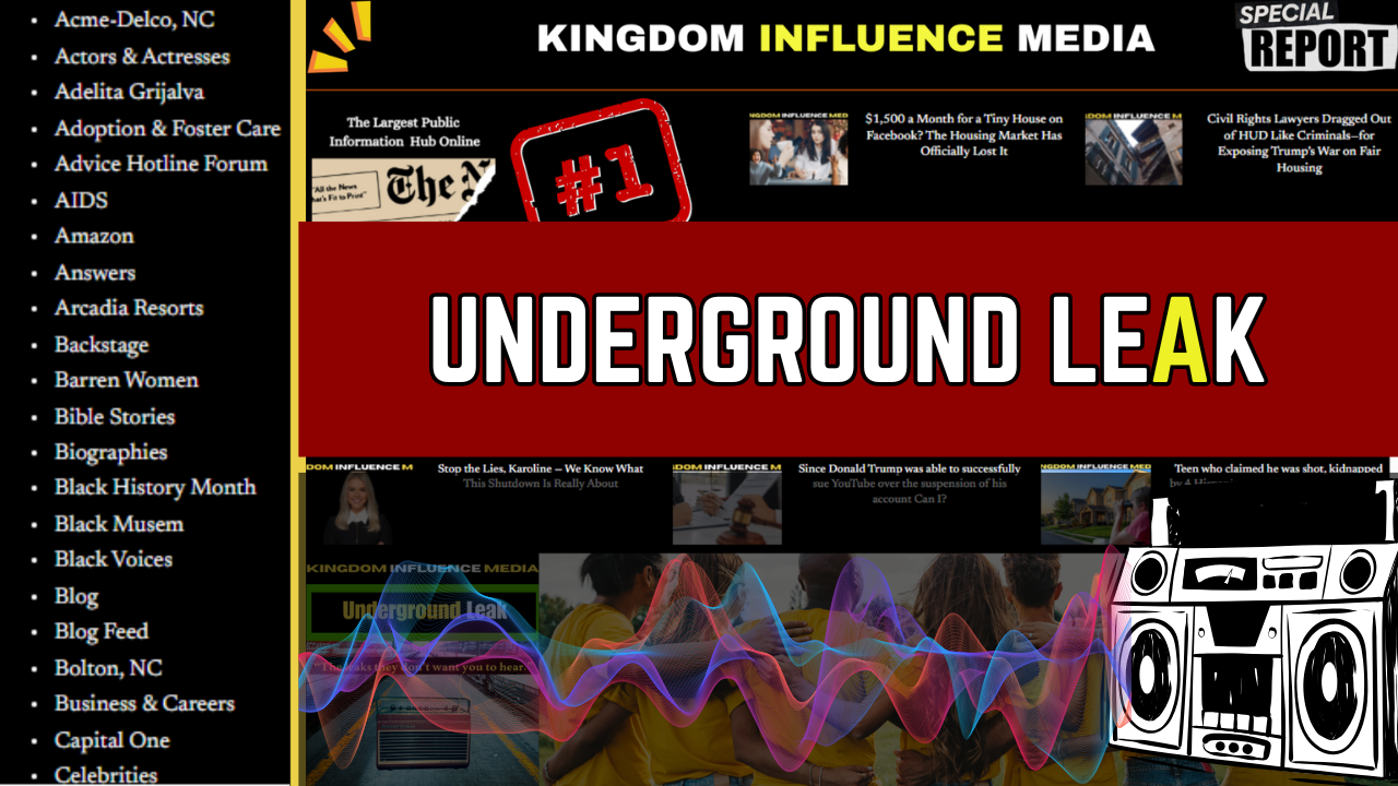 Underground Leak Episode 1: Trumps Polices, Government Shutdown, & Social Media Platforms