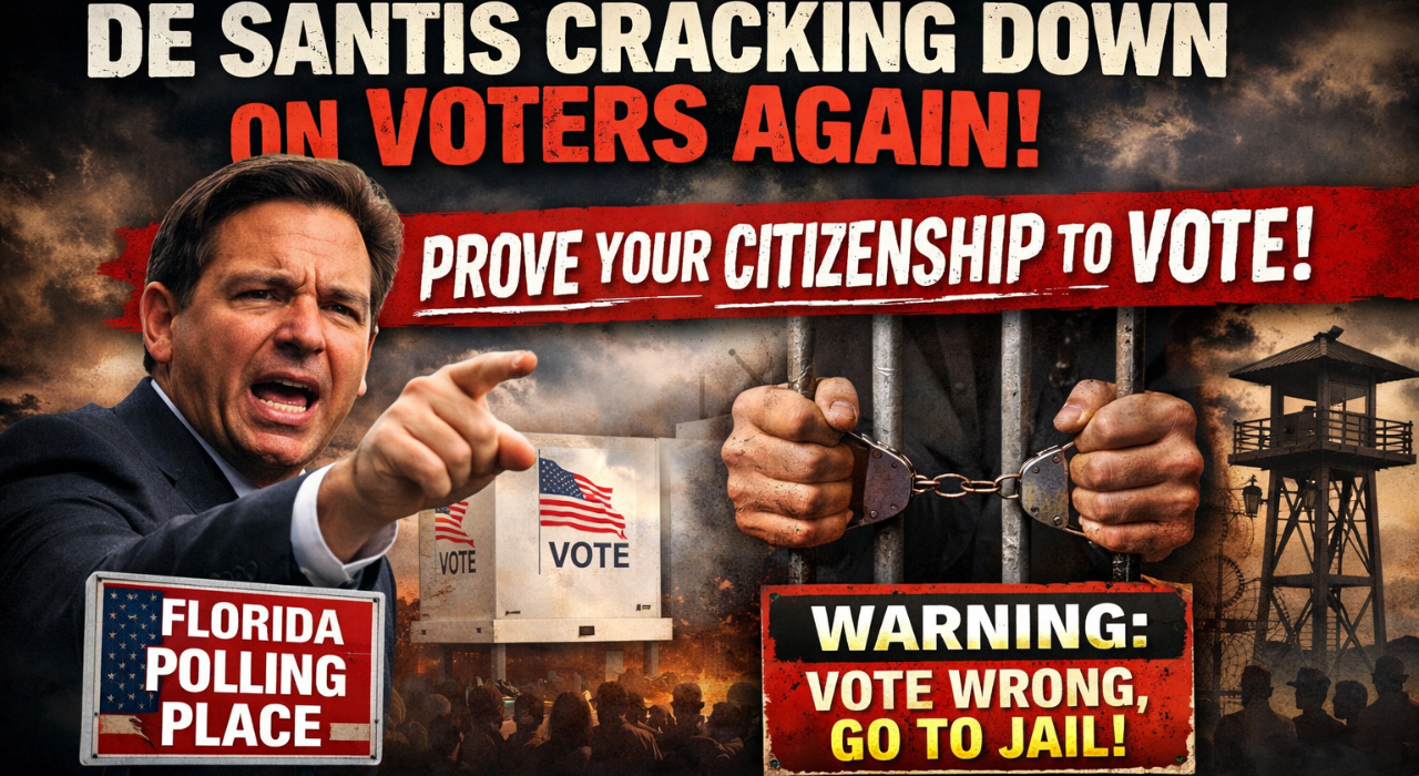 Gov. DeSantis Has A Bill Coming To His Desk For Voters To Prove They Can Vote😣