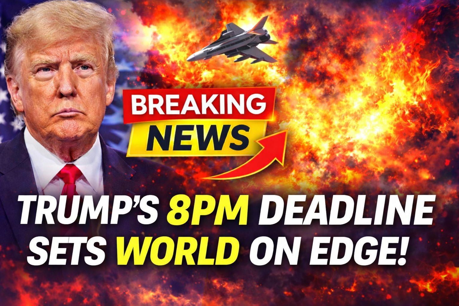 Trump’s 8PM Deadline Just Sent Shockwaves Across the World