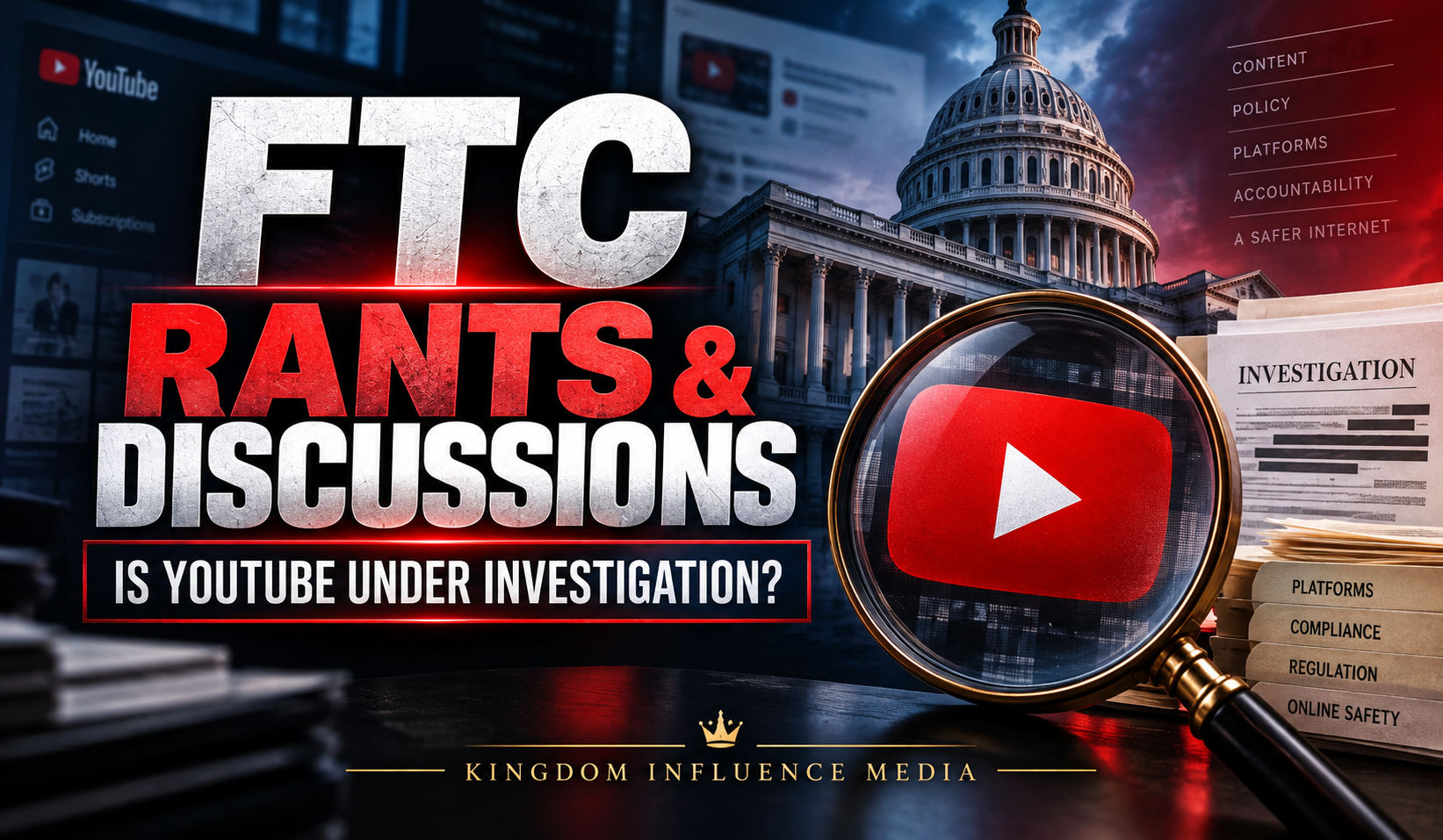 FTC | Reportedly Investigating YouTube Over Content Policies